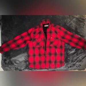 American Outdoorsman Plaid Flannel Sherpa Lined